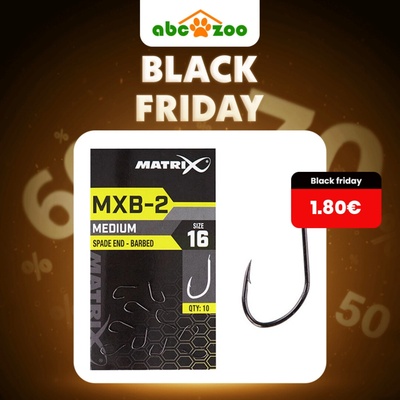 Matrix MXB-2 Barbed Spade End Black Nickel veľ.16 10 ks