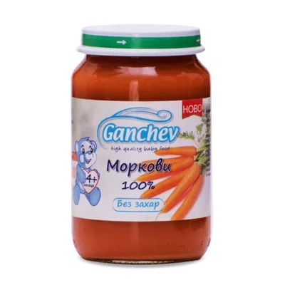Ганчев пюре Моркови 100%
