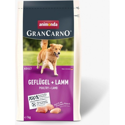 Animonda GranCarno Dog Adult s drůbežím a jehněčím masem 1 kg