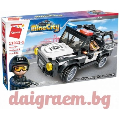 Qman Конструктор qman Полицейски автомобил 11011-1 (q11011-1)