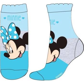 E plus M Dívčí ponožky Minnie modré