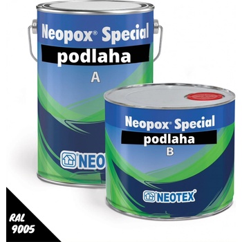 Neopox Špecial - epoxidový podlahový náter: 1 Kg Čierna