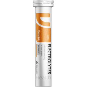 OstroVit Electrolyte Effervescent | Potassium, Sodium, Glucose & Vitamin C [20 разтворими таблетки] Портокал