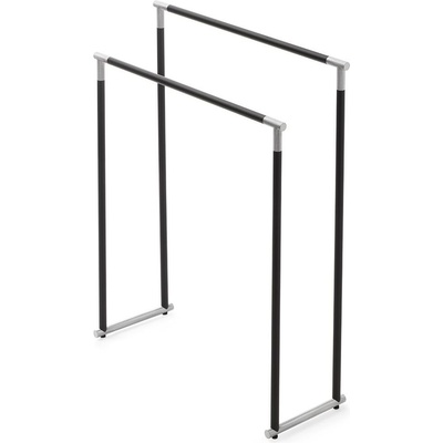 DECOR WALTHER Стойка за кърпи Club черна мат-хром (0509360)