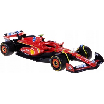 BBURAGO FERRARI SF24 BOLID F1 KOVOVÝ MODEL#55 C.SAINZ 1:43