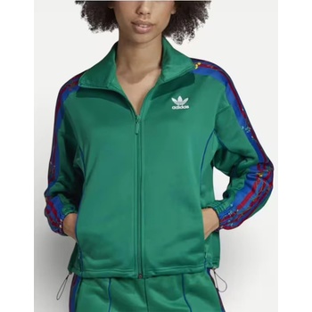 Adidas Originals Floral Track Top Green