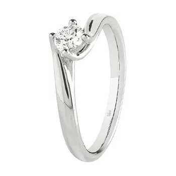 Bliss Златен дамски пръстен с диамант Bliss 20077651 (20077651)