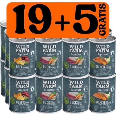 Wild Farm Superfood MIX 24 x 400 g