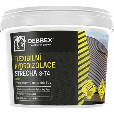 Den Braven Flexibilní hydroizolace STŘECHA S-T4 30 kg soudek šedá