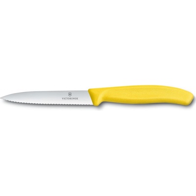 VICTORINOX nôž s vlnitým ostrím Swiss Classic 10 cm 6.7736.L8 žltý