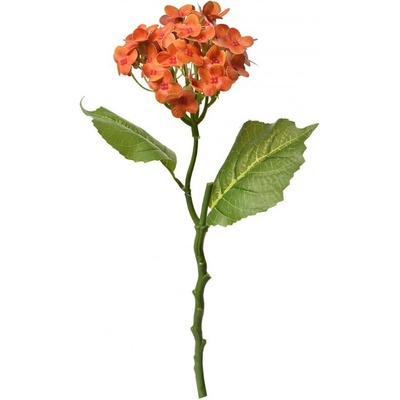 Dekorácia umelé kvety s oranžovými kvietkami - 19*10*37 cm - Clayre & Eef