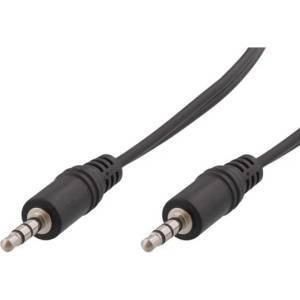 T'nB Кабел TNB JACK08, от AUX(м) към AUX(м), 0.8m, черен (JACK08)