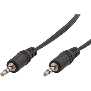 T'nB Кабел TNB JACK08, от AUX(м) към AUX(м), 0.8m, черен (JACK08)