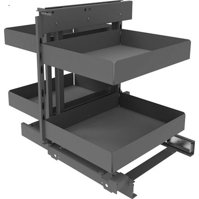 Cemux Corner Comfort Iron Line s tlumením 900 mm antracit – Zboží Dáma
