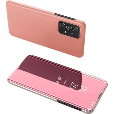 HQWear Прозрачен флип кейс за Samsung Galaxy A73, розов (5907769340017)
