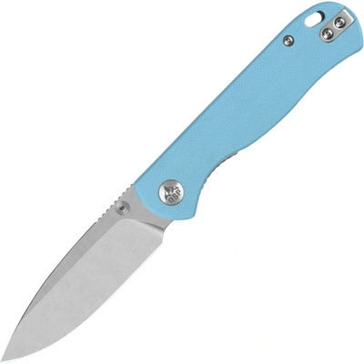 QSP Knife Ferret Nitro V, Stonewash, Sky blue G10 QS170-B1