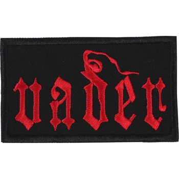 CARTON нашивка vader - logo черно/червено - carton - nh_032