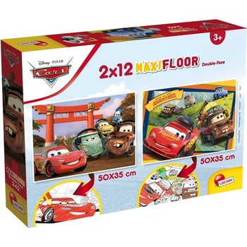 Lisciani Двулицев пъзел Lisciani - Cars, 2 x 12 части (LI86542)