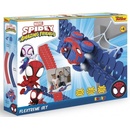 Flextrem Flexibilní autodráha Spidey Marvel Set Smoby s elektronickým autíčkem 184 dílů dráhy 4,40 m délka s pavučinou od 4 let