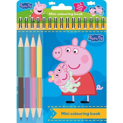 Jiri Models Mini omaľovánky s pastelkami Prasiatko Peppa