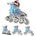 NILS Extreme NH18192 4in1 Grey/Blue (16-21-083/16-21-084)