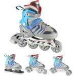 NILS Extreme NH18192 4in1 Grey/Blue (16-21-083/16-21-084) Ролери