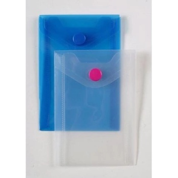 Karton PP Plastový obal A7 s cvočkom modrý