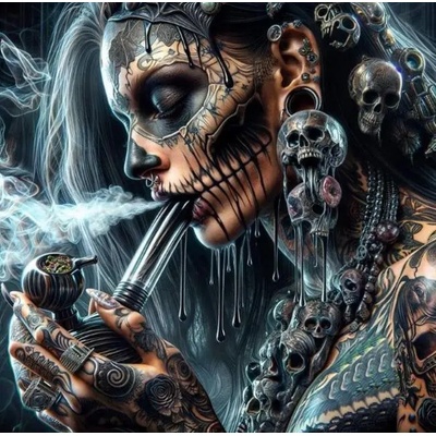 Norimpex - Puzzle Diamant painting: Zombie 30x40cm - 1 - 39 piese