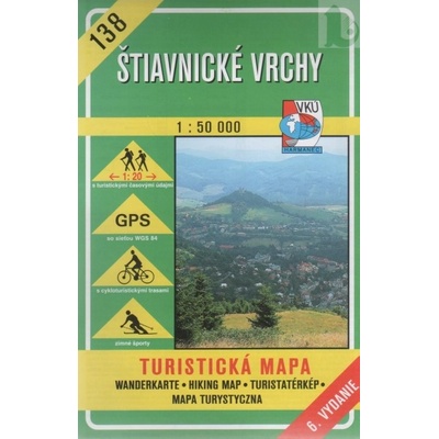 Šťiavnické vrchy 1:50 000