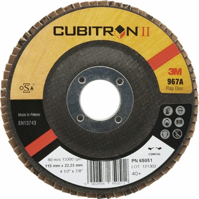 3M Cubitron II Kotúč lamelový 115 mm 40 967A 65051