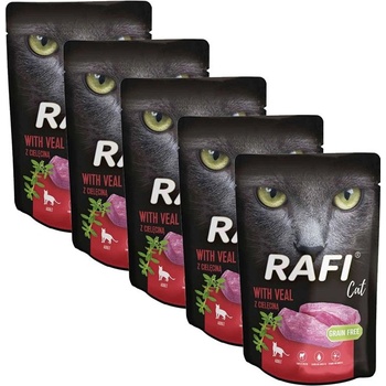 RAFI Cat Възрастни Патé с Телешко 5 x 100 г