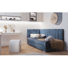 ArtBed Coimbra III modrá ľavé