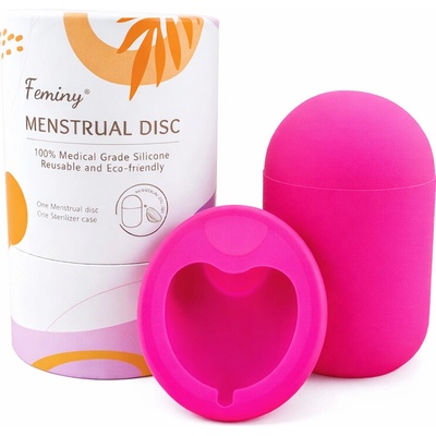 Feminy Sada Menštruačný disk + sterilizér Barva Růžová Velikost S