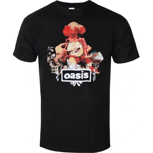ROCK OFF Мъжка тениска Oasis - Atomic Collage - ROCK OFF - OASTS12MB