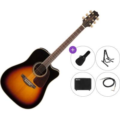 Takamine GD71CE Premium SET Сунбурст Електро-акустична китара Дреднаут
