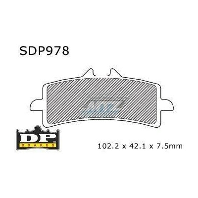 Destičky brzdové DP978-SDP DP Brakes - směs SDP Sport HH+ DP978-SDP