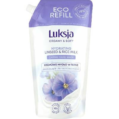Luksja tekuté mydlo náhradná náplň ľanové mlieko 900 ml