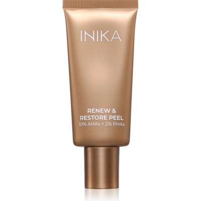 INIKA Organic Renew + Restore Peel озаряваща пилинг маска s AHA 30ml