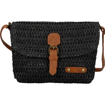 Dámská pletená crossbody kabelka Olive Boho černá