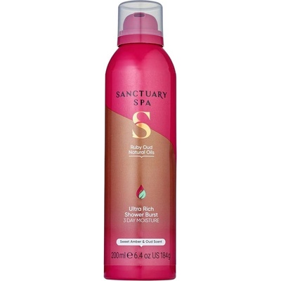 Sanctuary Spa Ruby Oud sprchová pěna s vyživujícím účinkem 200 ml