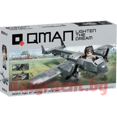Qman Конструктор QMAN 21021-3 Бомбардировач Dornier Do17 (Q21021-3)