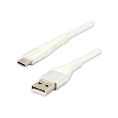 Logo KUAHCTL20TBL USB (2.0), USB A M- USB Cm, 480 Mb/s, 5V/3A, 2m, bílý