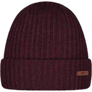 Barts Мъжка зимна шапка (beanie) Barts Wilbert Turnup Beanie - Burgundy - размер One Size (904-4424-0711)