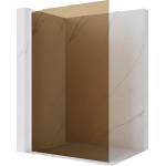 Mexen Kioto L Душ панел Walk-in 80 x 200 см, кафява, бяла - 800-080-103-20-32 (800-080-103-20-32)