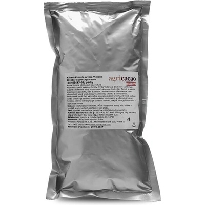 Agricacao Kakaová hmota Aristid Kamerun 100% pecky 0,5 kg