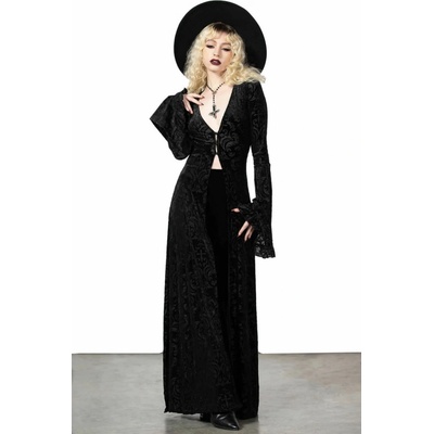 Killstar šaty dámske Woes Night Duster Black
