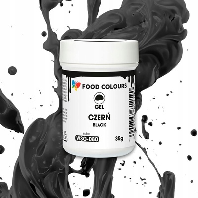 Food Colours Gélová farba (Black) čierna 35 g
