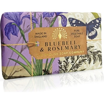 The English Soap Company Юбилеен сапун за ръце Зюмбюл и Розмарин Anniversary Bluebell & Rosemary Soap 190g