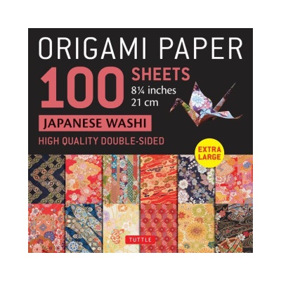 Origami Paper 100 Sheets Japanese Washi 8 1/4 (21 CM): Extra Large Double-Sided Origami Sheets Printed with 12 Different Color Combinations (Instructi