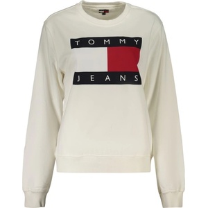 Tommy Hilfiger Дамски суичър с цип tommy hilfiger, Размер l, Цвят Бяло (dw0dw23906_biybl)